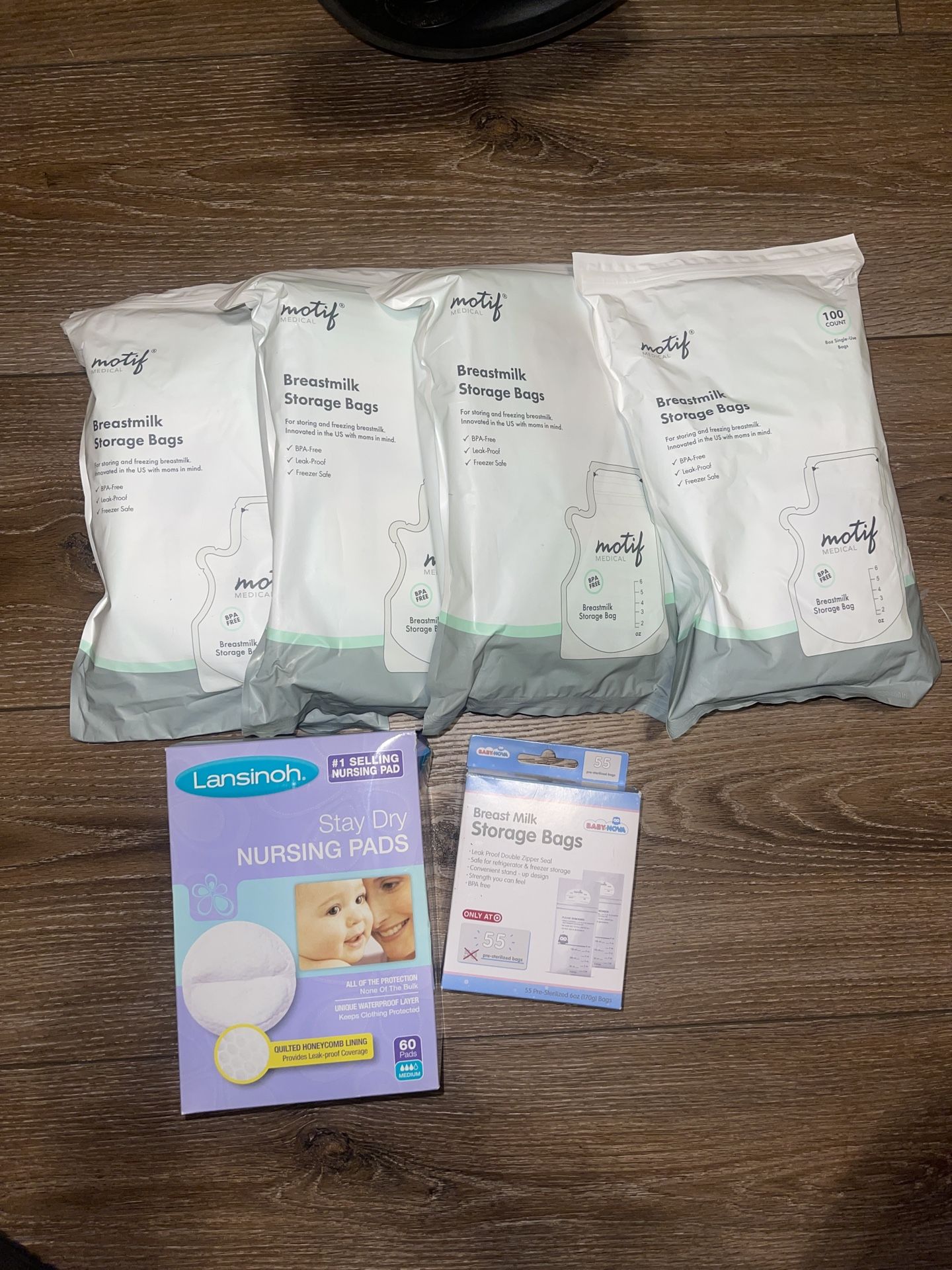 Breastmilk Bags And Pads