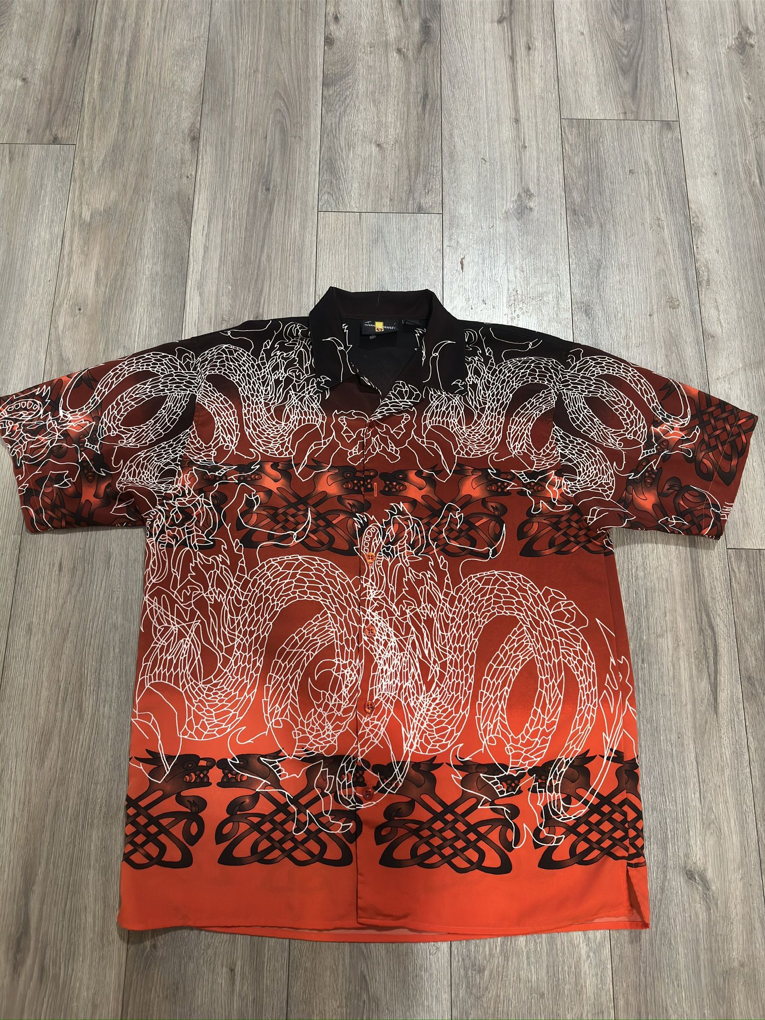 Japanese Dragon Dress Shirt