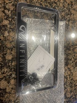 Infinity License Plate Frame