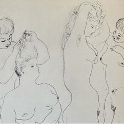 NUDI Gino Bonichi SCIPIONE 1930 Fine Art Print Vintage Antique Original Italy Italian 1940’s Printed Collectible NUDE/NAKED