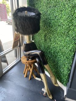 Custom Lamp With Usb Charger And Light Fixture Attached