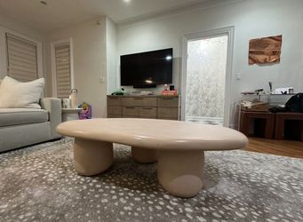 Rahul Cream Coffee Table by Tov furniture