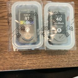 Canon PG-40 And CL-41 ink cartridge set new