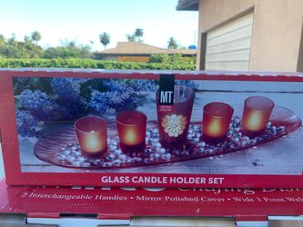 Glass candle