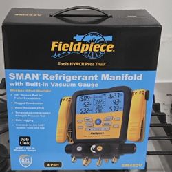 Fieldpiece $699 O.B.O.  SM482V Wireless Refrigerant Manifold
