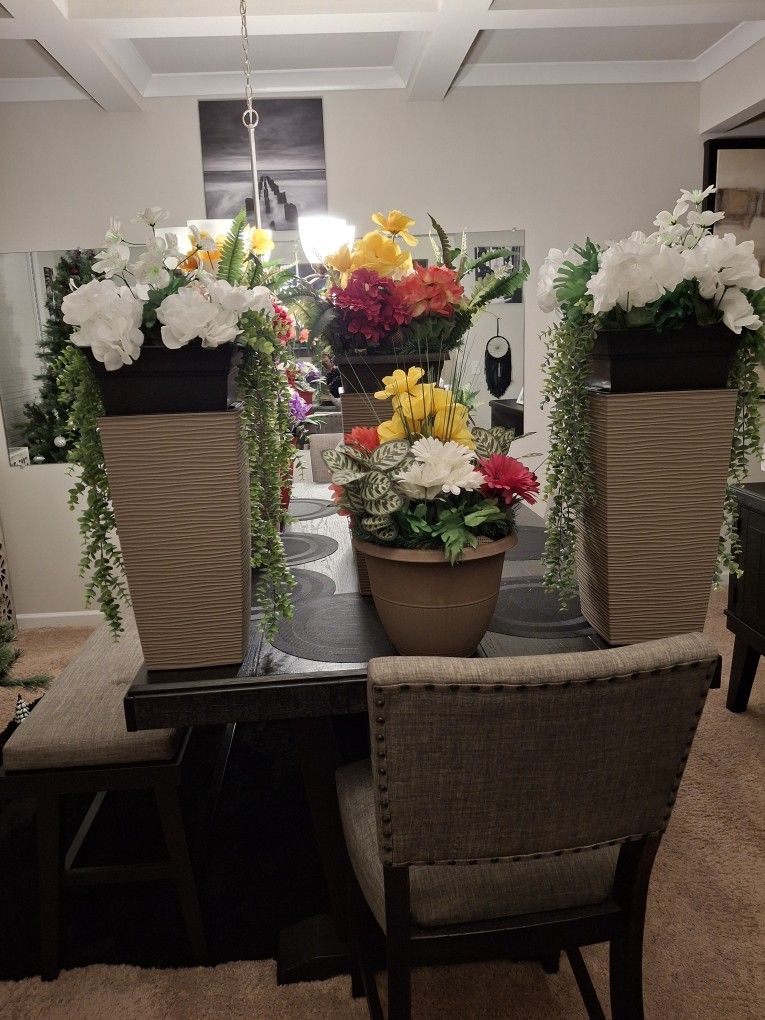 Summer Artificial Flower Arrangements