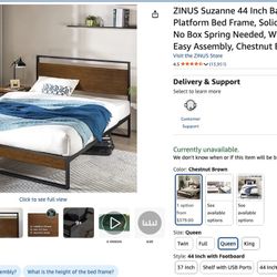 ZINUS Queen Size Bed Frame