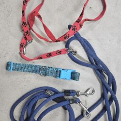 Dog Leashes and Collar
