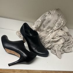 Cole Haan Womens Black Ankle Boots