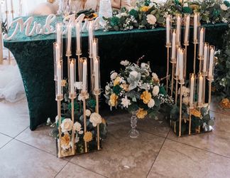 Candle Holders (gold)