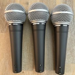 Shure SM48 Handheld Dynamic Vocal Microphones