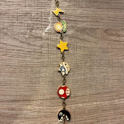 Multi-coloured Nintendo charm bracelet
