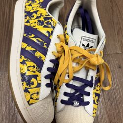 Adidas Superstar Andy Warhol Kareem Lakers Sz 13