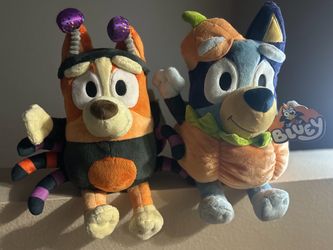Bluey & Bingo Halloween Plushes