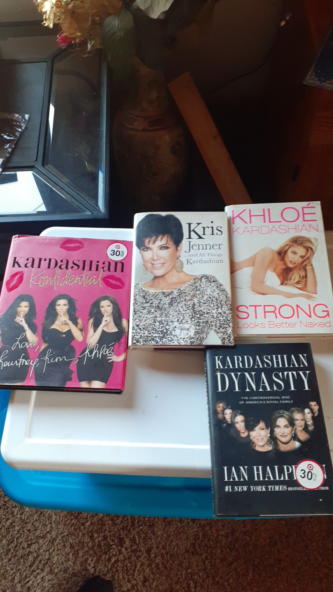 Kardashian Hardback Books $6 each ALL $15