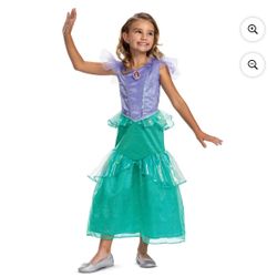 The Little Mermaid Ariel Costume for Children, Girls S (6/6x)