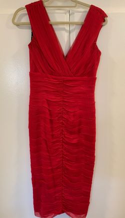 Red Tadashi dress size 2
