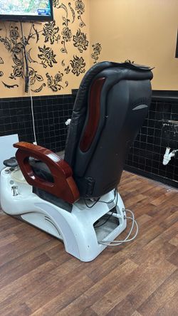 Spa foot tube with massager and jets
