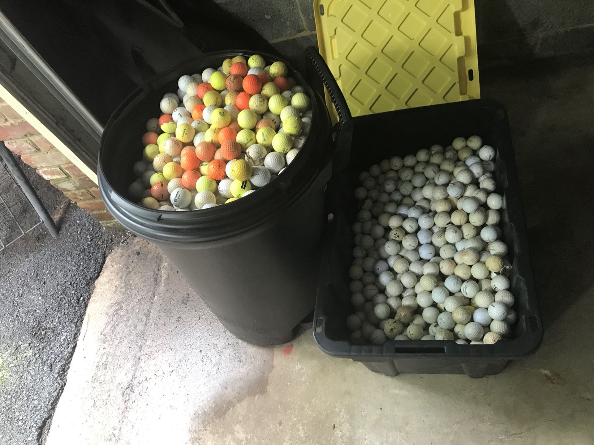 1,600 plus golf balls from my caddie days all types