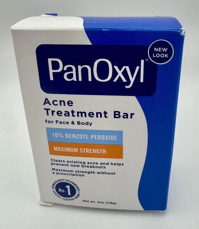 PanOxyl Acne Treatment Bar For Face & Body 4.0 oz