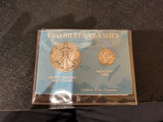 Two Silver Classics Liberty Walking Mercury Dime 1(contact info removed)