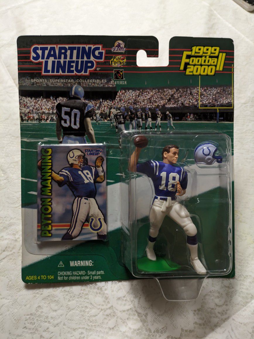 STARTING LINEUP 1(contact info removed) FOOTBALL PAYTON MANNING ACTION FIGURE 