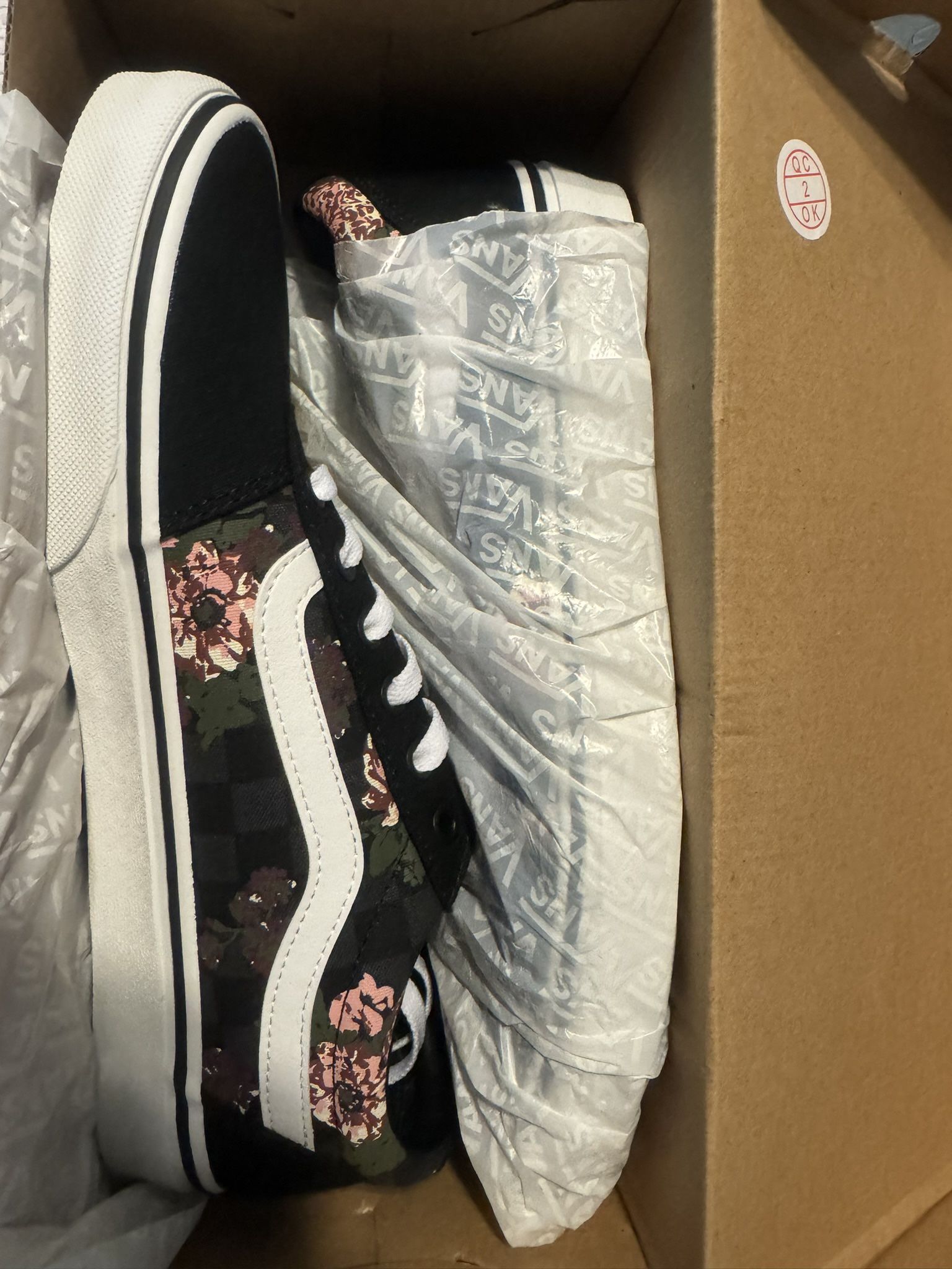 Flowers And Checks Vans 