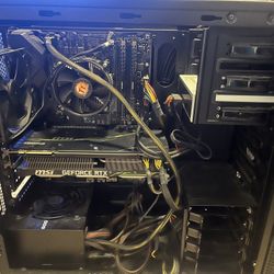 Gaming pc, 2080ti , i7 7700k, 16 gigabytes of ram, 128 gigabytes of storage