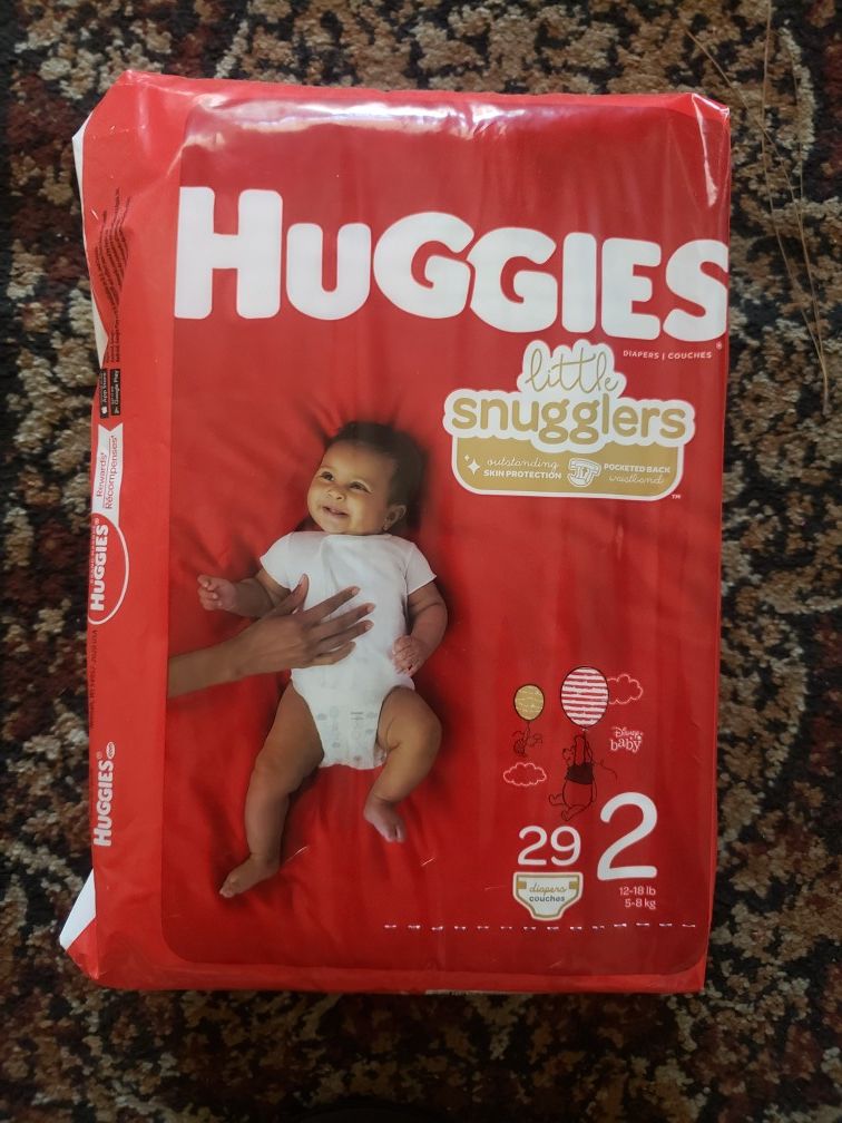 Huggies little snugglers Size 2