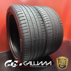 Set of 2 Tires LikeNEW Pirelli P-Zero (PZ4) RFT 275/40R21 275/40/21 107Y #95024