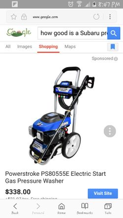 Yamaha pressure washer 3100 psi new