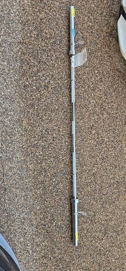 New Olympic Weight Bar With 2 Butterfly Spring Collars