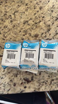 3 HP 62XL Black cartridge new