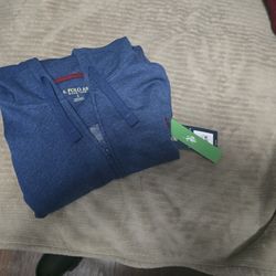 US.POLO ASSN.  BLUE ,SIZE  L