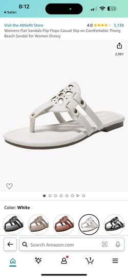 Have This Womens Sandals Size 10 Color White They Sell For 26 .99