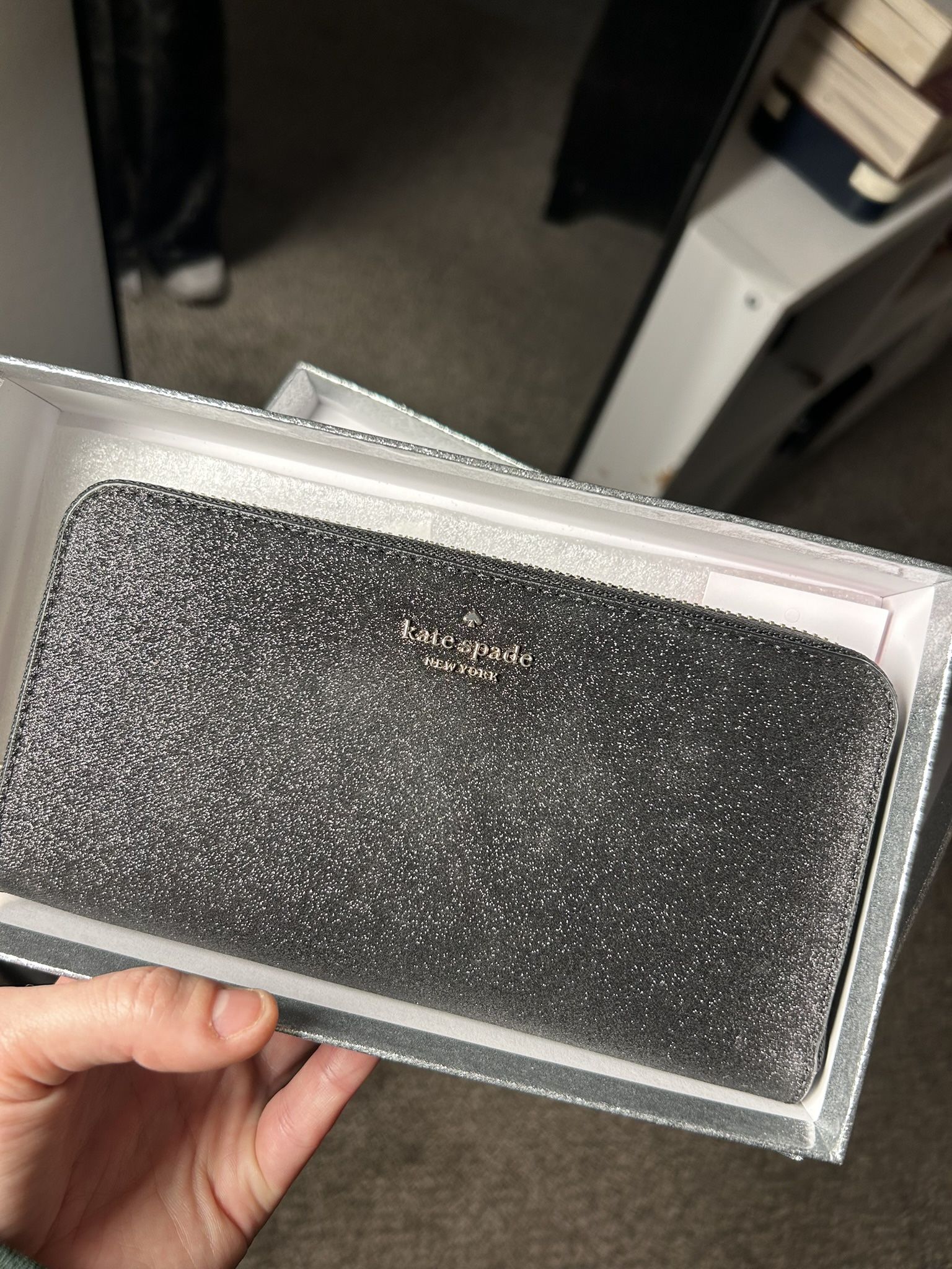 Black Sparkly Kate Spade Wallet 