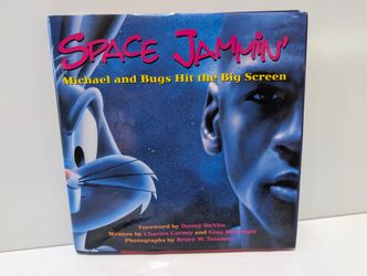 Vintage 1996 Space Jammin Michael Jordan Bugs Bunny Hardcover Movie Book WB