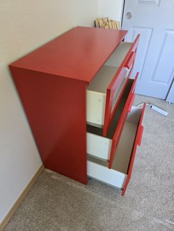 ikea brimnes red dresser Ikea Brimnes Dresser for Sale in Everett, WA