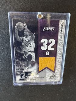 Magic Johnson Legendary Fabrics Card Upper Deck