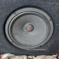 Subwoofer And Amp In Box