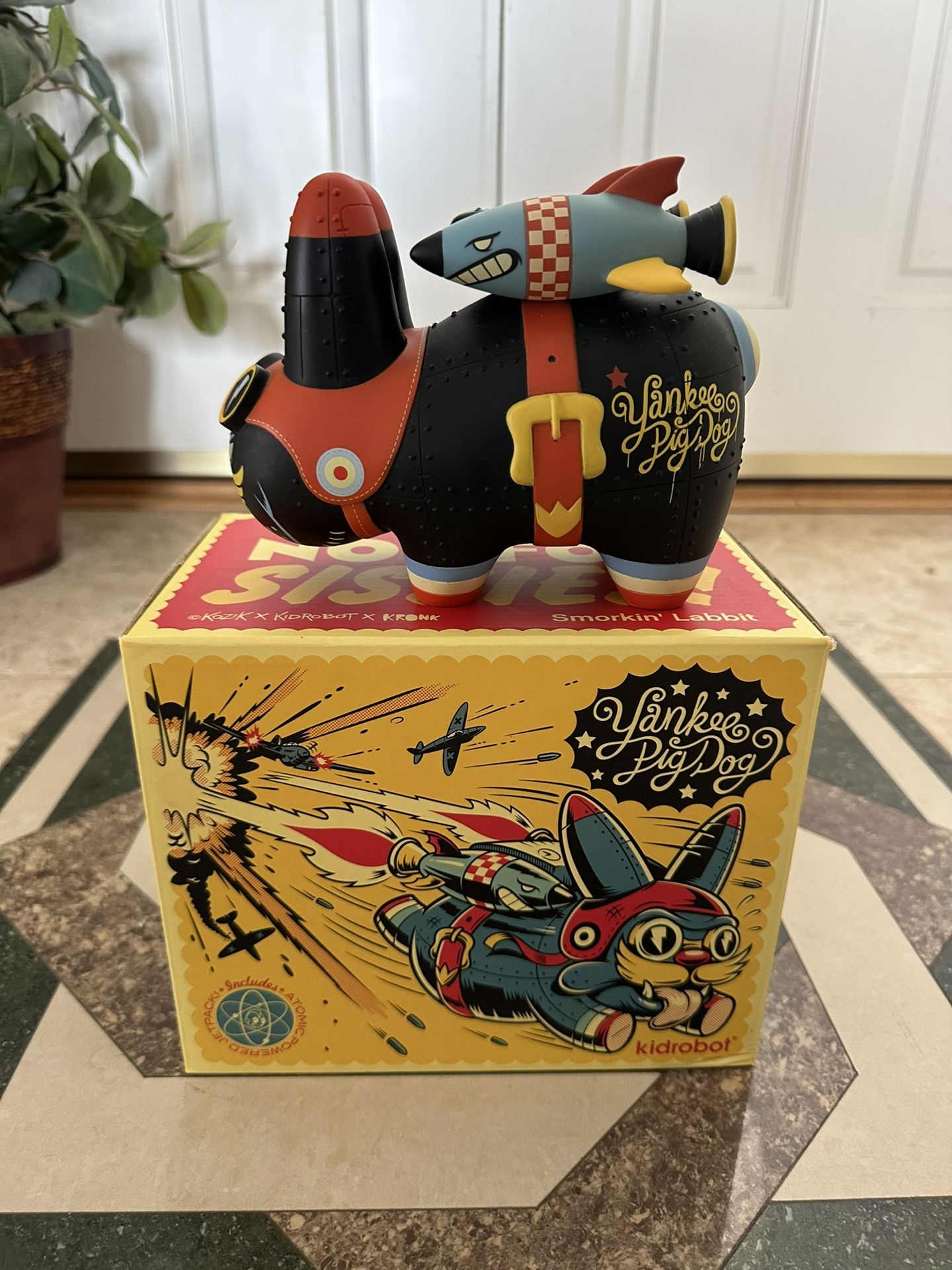 Kidrobot Kozik Yankee Pig Dog