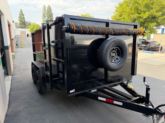 New smooth wall dump trailer 12 ft