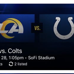 LA Rams vs Indianapolis Colts