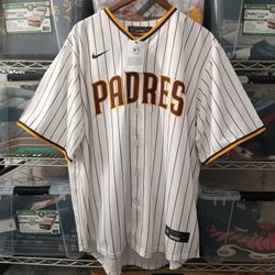 San Diego Padres Nike Men's White Pinstripe Home Team Jersey XL