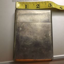Sterling silver(925) cigarettes case.