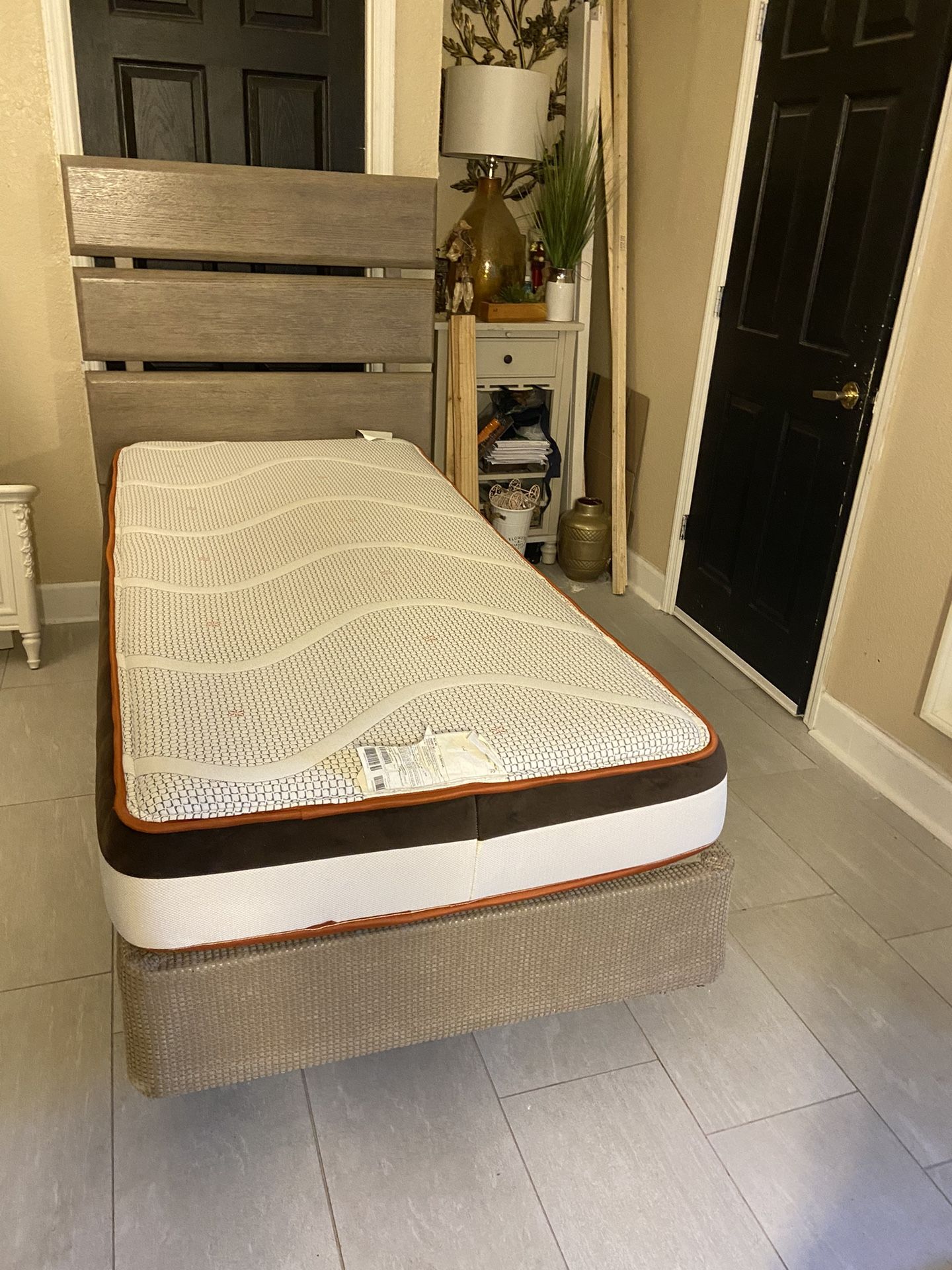 Twin Bed With Mattress XL