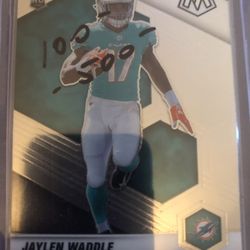 Jaylen Waddle 2021 0-panini # 308
