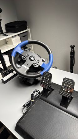 Thrustmaster T300 RS GT Racing Wheel + T3PA 3-Pedal Set | PS5, PS4 & PC | Excellent Condition
