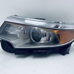 2011-2014 FORD EDGE LEFT DRIVER SIDE HEADLIGHT HALOGEN OEM 