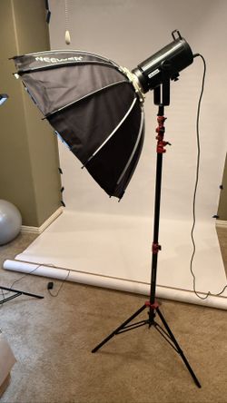 NEEWER Video Light, 85cm Parabolic Soft Box & Heavy Duty Stand